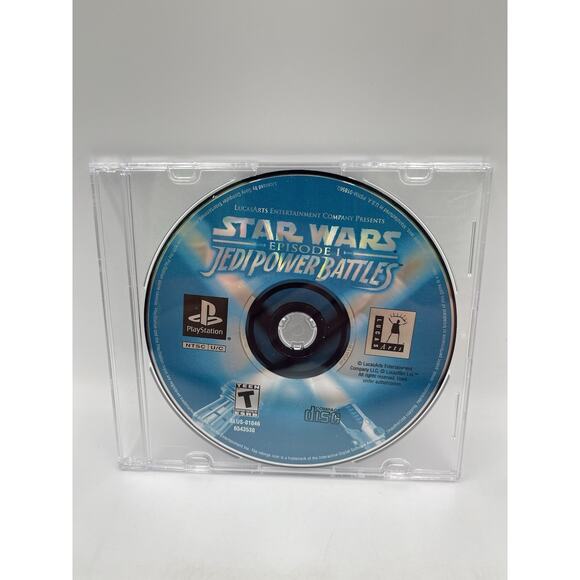 Star Wars: Episode I: Jedi Power Battles (PlayStation 1, 2000) With Case - Picture 1 of 5